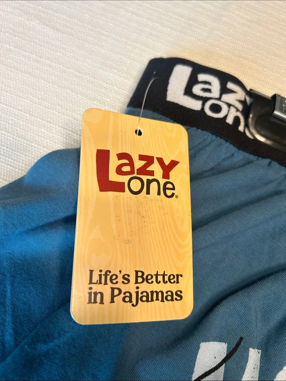 Lazy One Blue Fishing Graphic Boxers